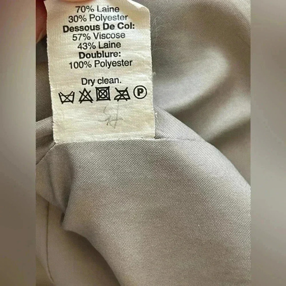 J.CREW GREY 2 BUTTON FRONT BLAZER SIZE 10 - Picture 8 of 8